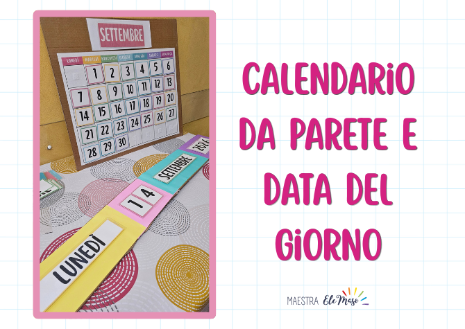 Kit Calendario da Parete e Striscia della Data | Matrici e Istruzioni