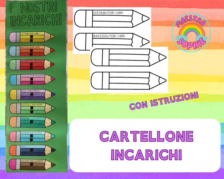 CARTELLONE INCARICHI TEMPLATE + ISTRUZIONI