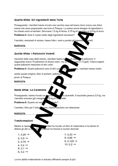 SFIDA MATEMATICA DI PASQUA