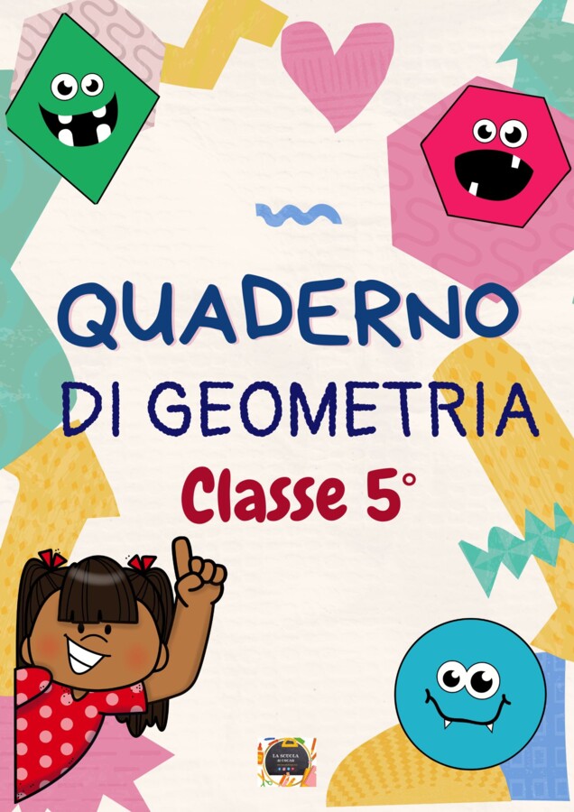 MEGA PACK QUADERNI DI MATEMATICA V + GEOMETRIA V - Manoscritto di teoria semplice + tanti esercizi svolti -