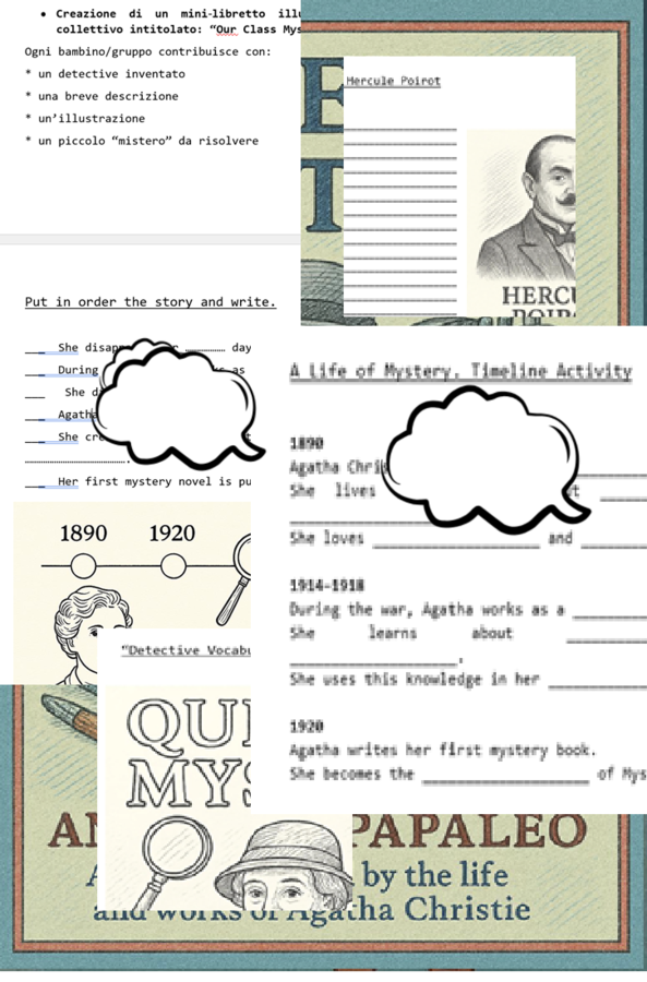 Activities inspired by Agatha Christie