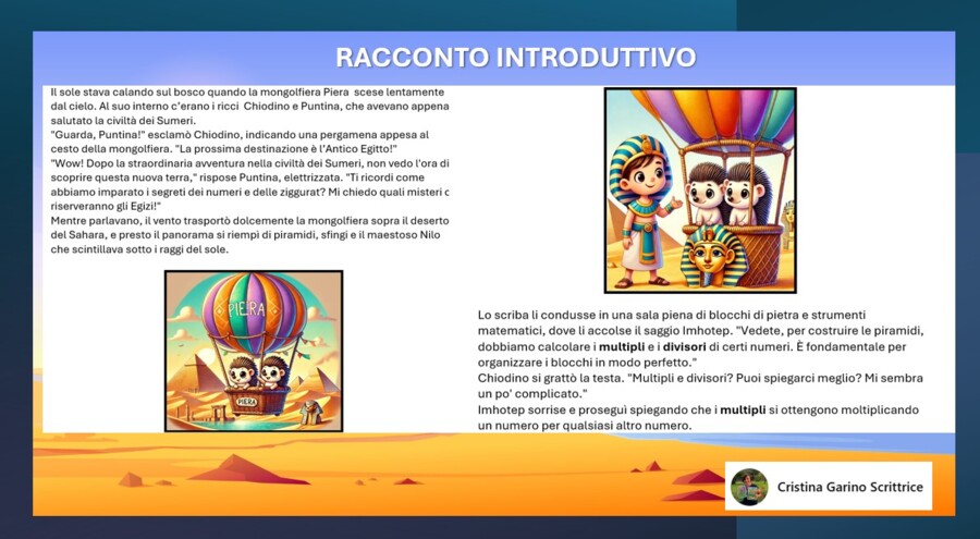 "AVVENTURE TRA MULTIPLI E DIVISORI NELL'ANTICO EGITTO"