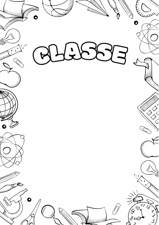 Poster per porta dell'aula
