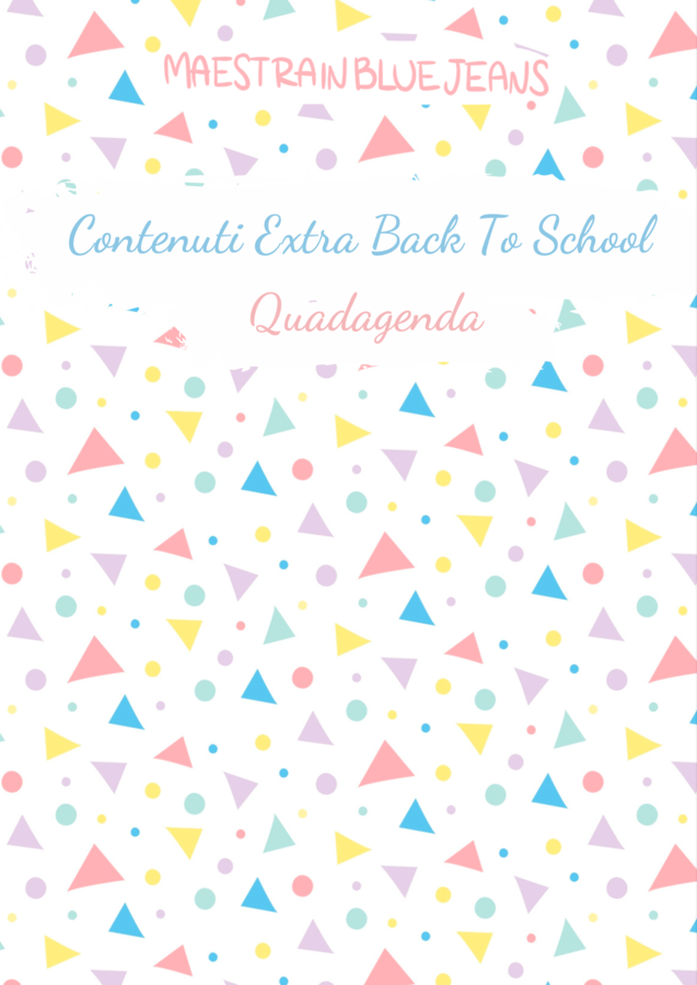 Back to school - Copertine motivazionali