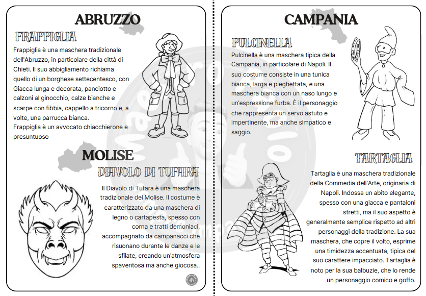Guida completa Carnevale d'Italia + esercizi