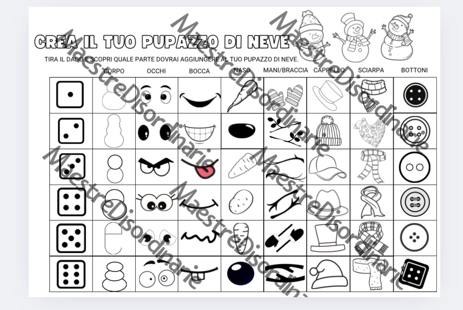 Roll a snowman - Crea il tuo pupazzo di neve