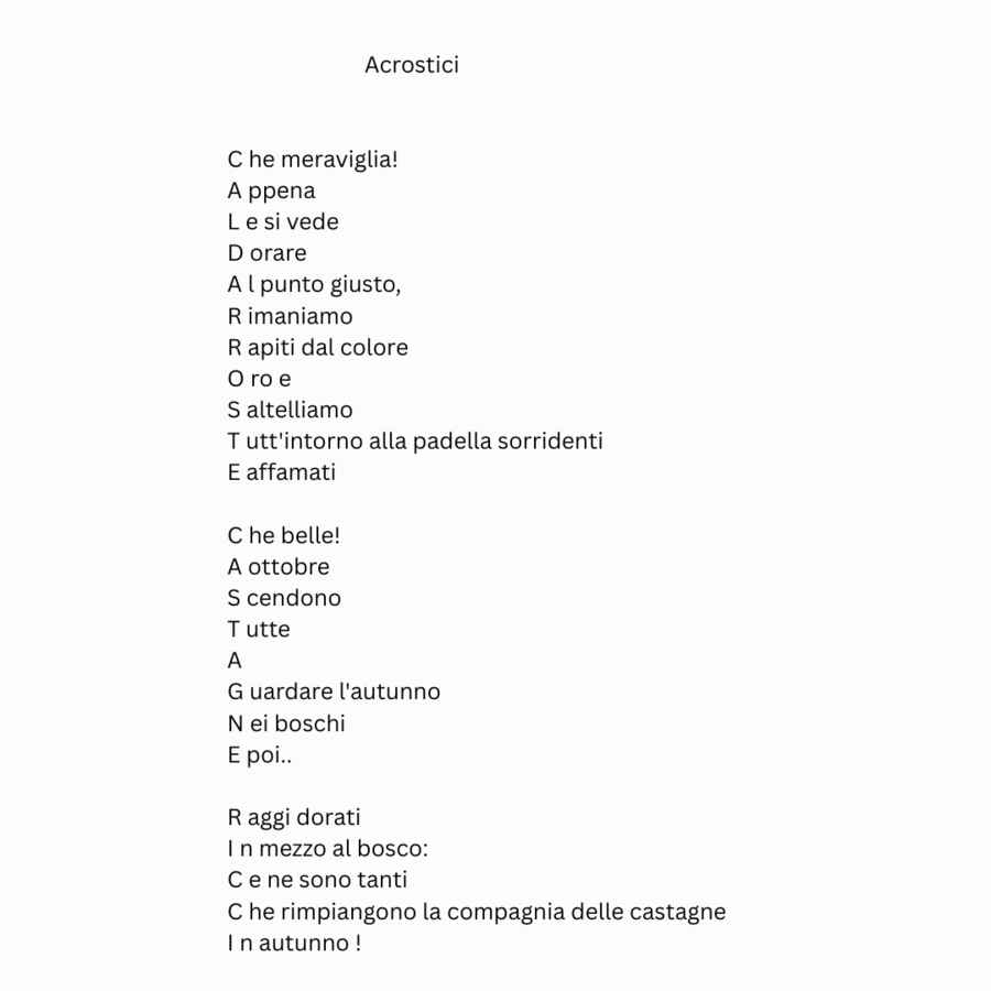 Acrostici
