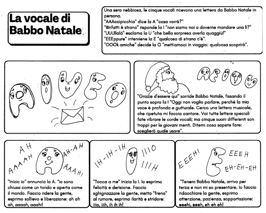 La vocale di Babbo Natale