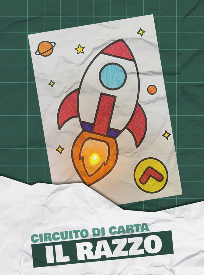 Circuito di carta: il razzo spaziale