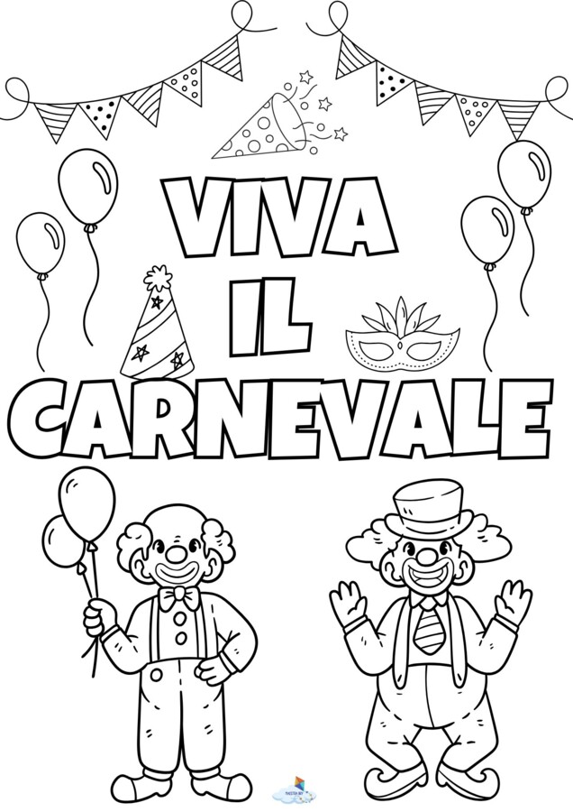 POSTE COLLABORATIVO TEMA CARNEVALE