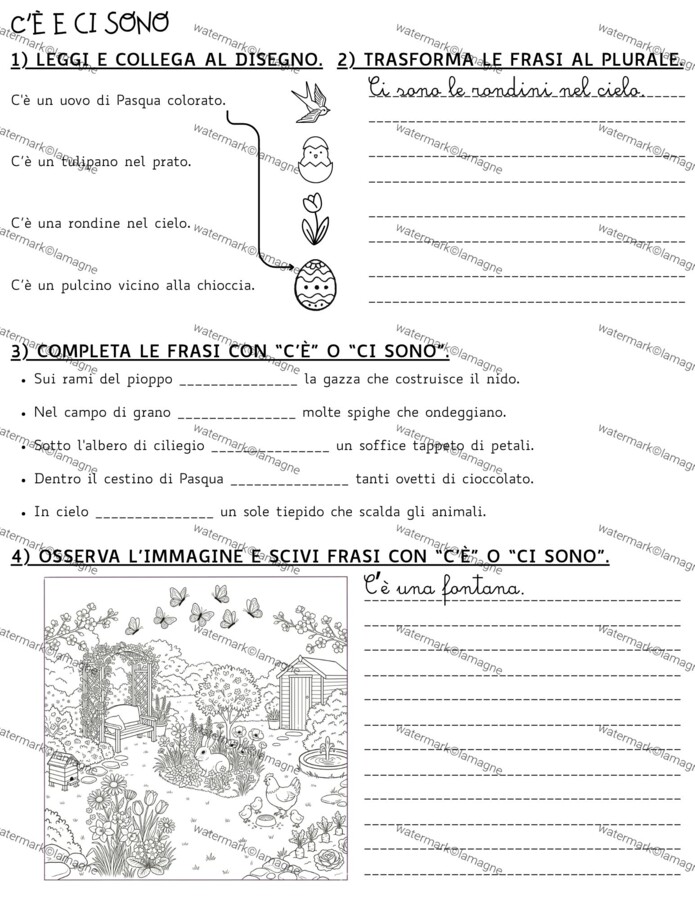 COMPITI DI PASQUA - Classe 2^