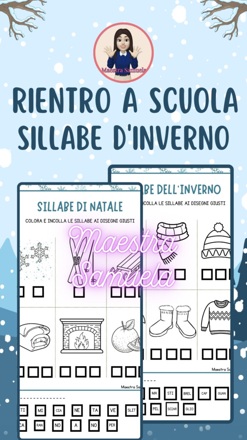 ❄️ Inverno con le sillabe! 📝