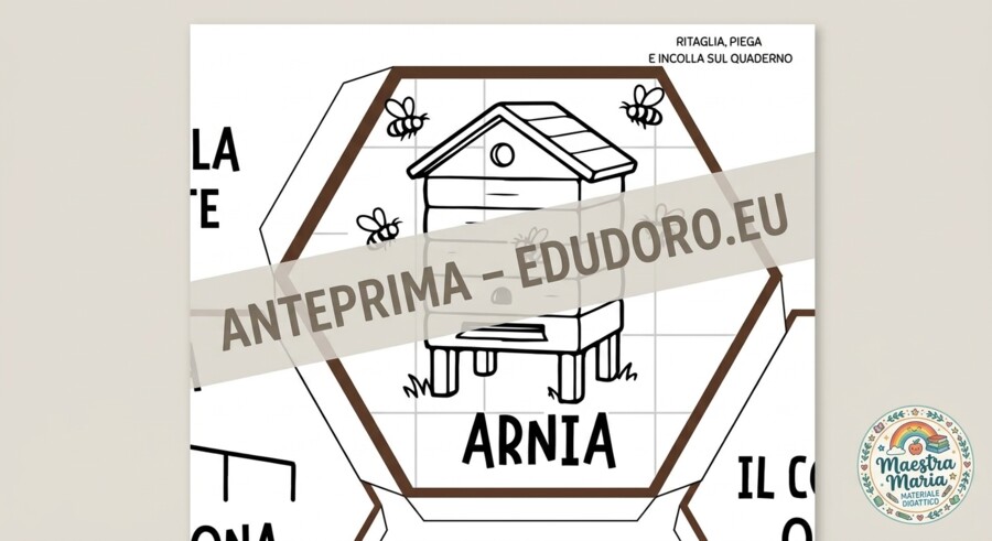 Lapbook Favo delle Api – Attività Interattiva per la Giornata Mondiale delle Api (20 Maggio)