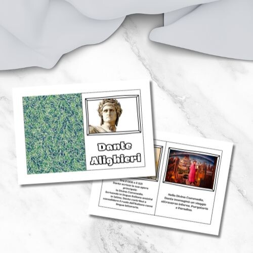 Libretto su Dante Alighieri e la Divina Commedia