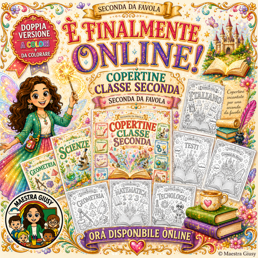 Copertine Seconda da Favola - Classe Seconda