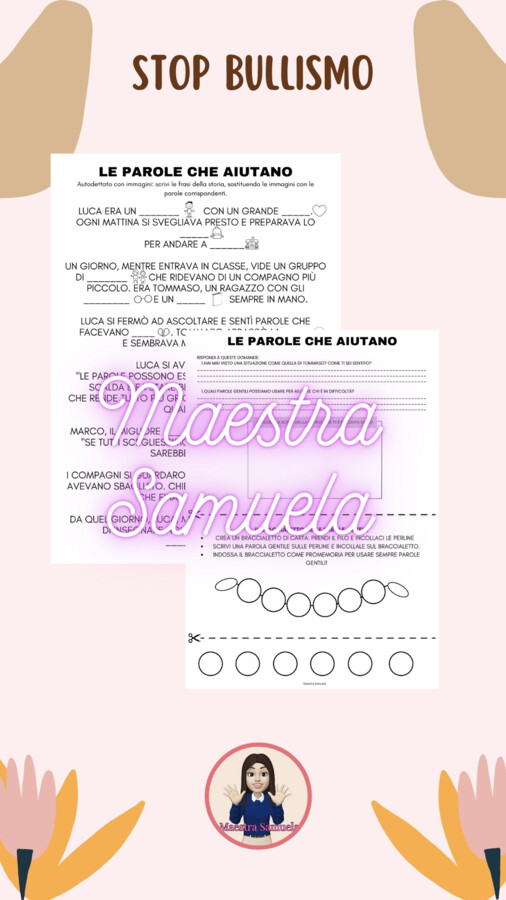 📢 Giornata contro il Bullismo – Attività Creativa per Bambini 💛✨