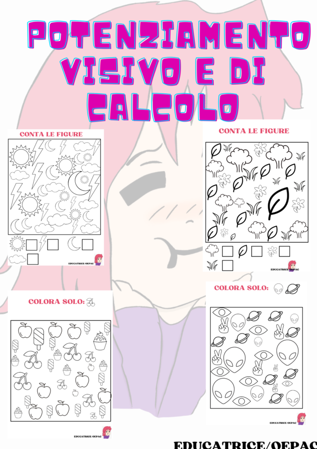 Potenziamento: abilità visive e di calcolo