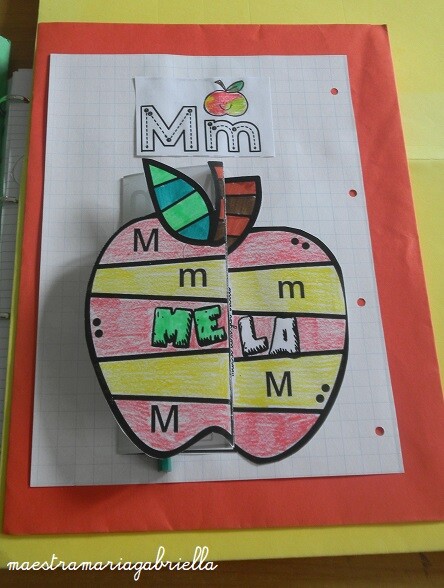 Lettera M di Mela