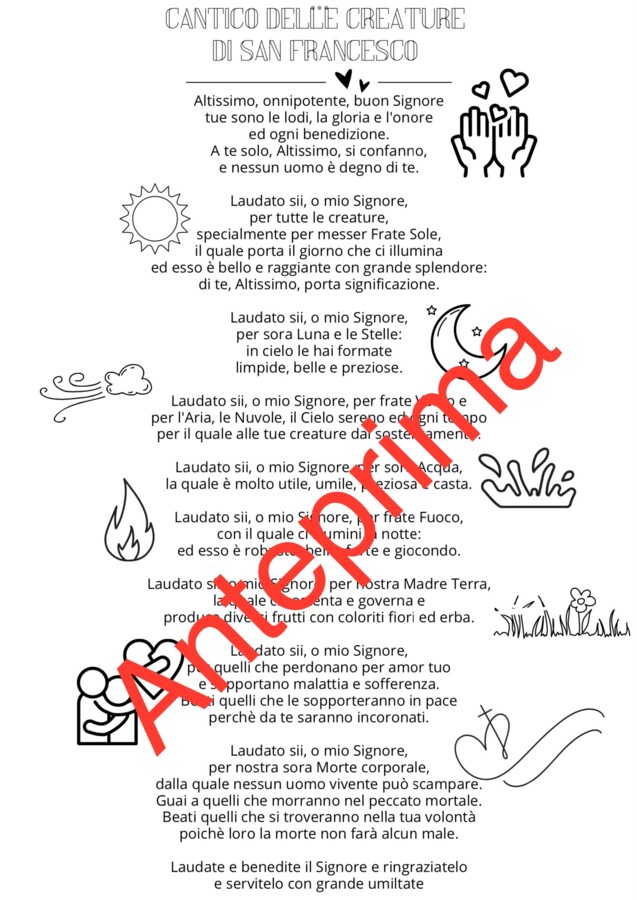 Il Cantico delle creature di San Francesco