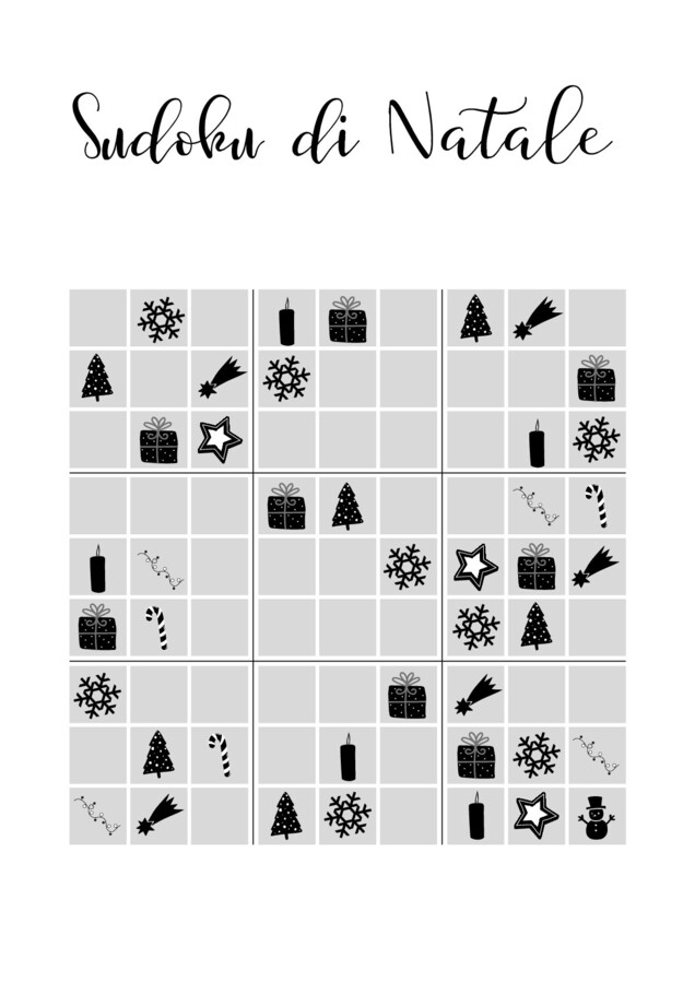 Sudoku di Natale