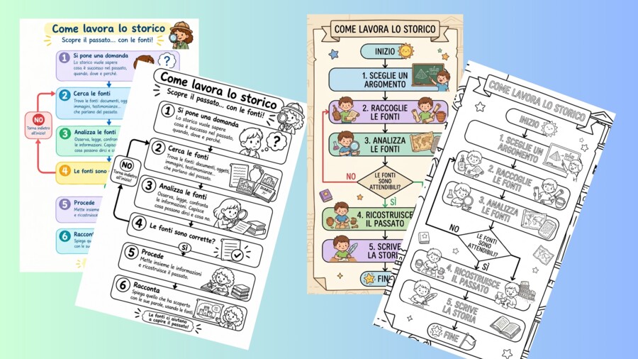 Come lavora lo storico diagrammi di flusso