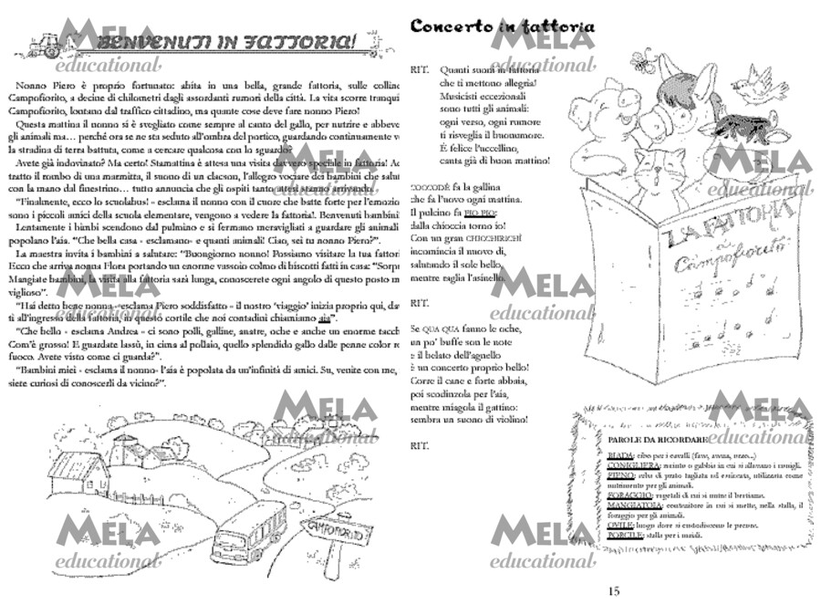 La fattoria didattica - libro con canzoni