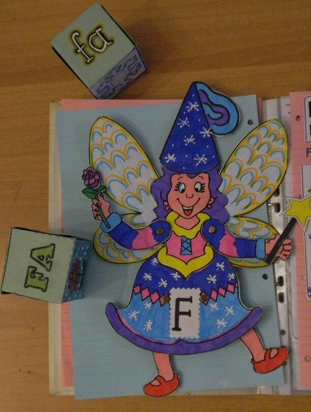 Lettera F di Fata Filù e di Fermacampione