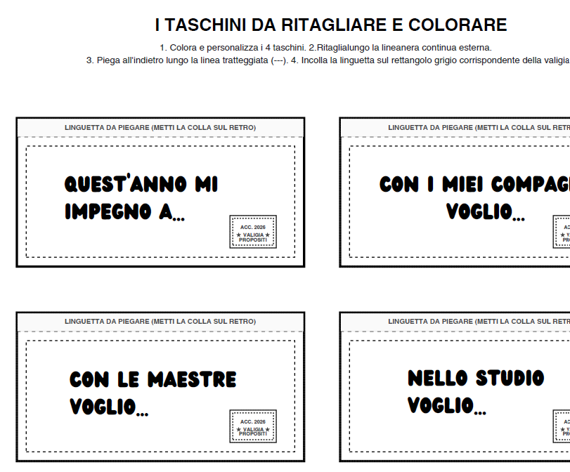 Kit Accoglienza Inclusivo: "La Valigia dei Buoni Propositi" + Guida con tante Attività SEL (Scuola Primaria e Secondaria I° Grado)