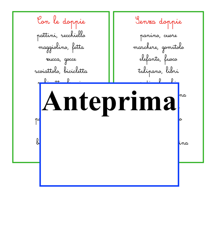 Doppie in gioco: un percorso giocoso per leggere, scrivere e riconoscere le parole con le doppie