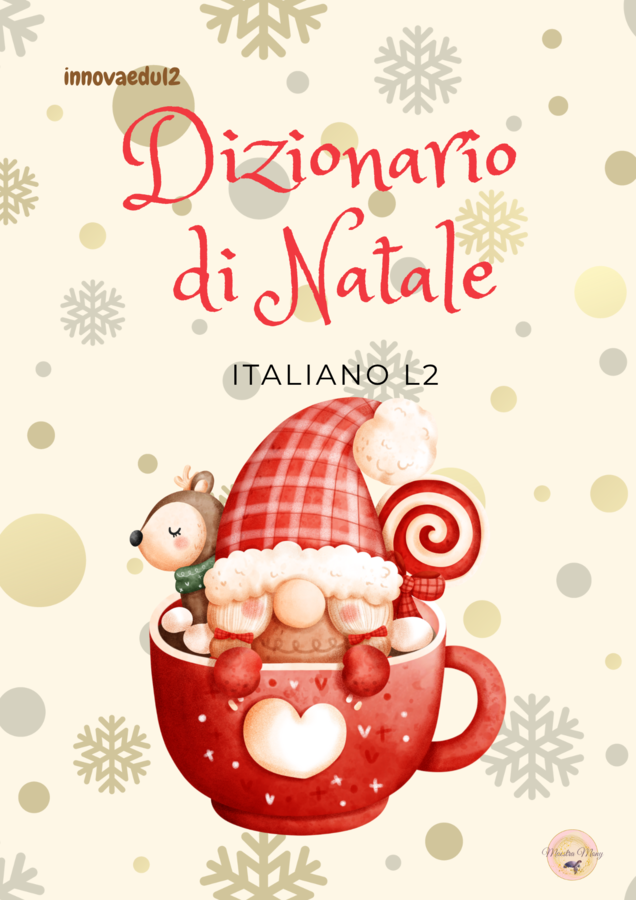 Vocabolario di Natale Illustrato, italiano L2