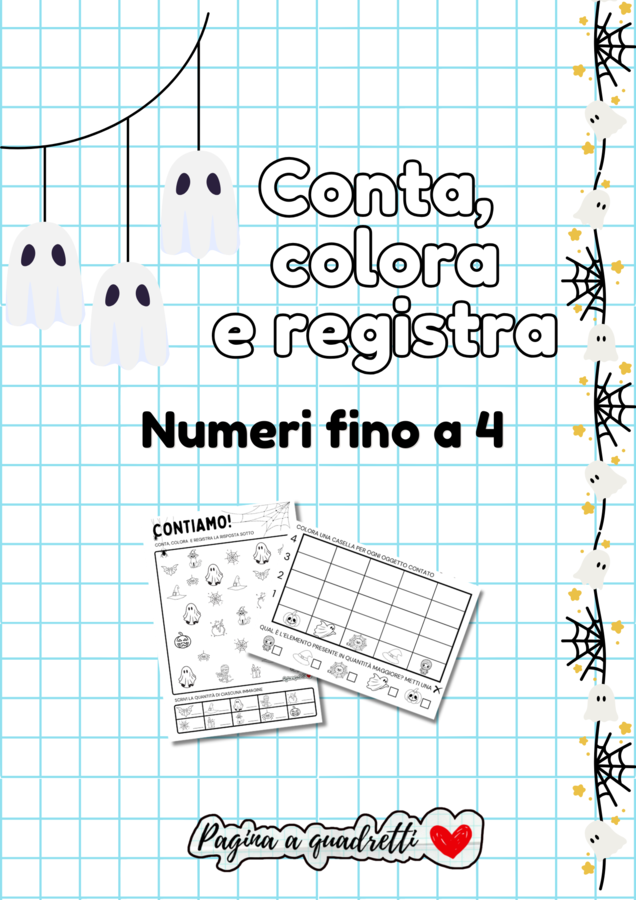 Conta e colora Halloween