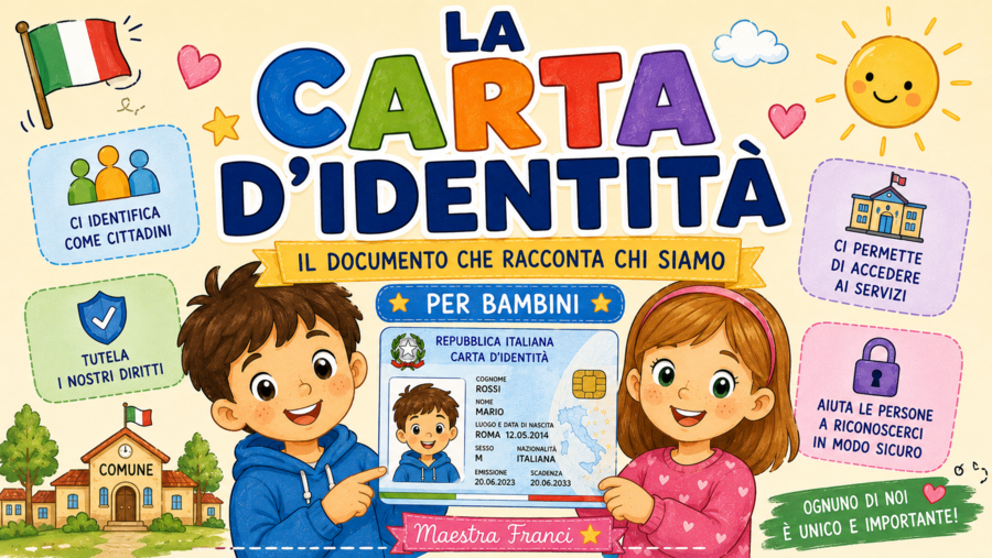 La carta d'identità per bambini