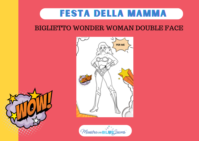 Biglietto DOUBLE FACE Wonder Woman