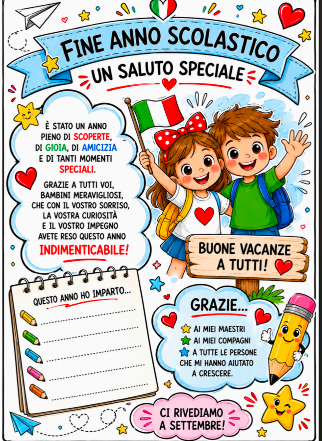 FINE ANNO SCOLASTICO