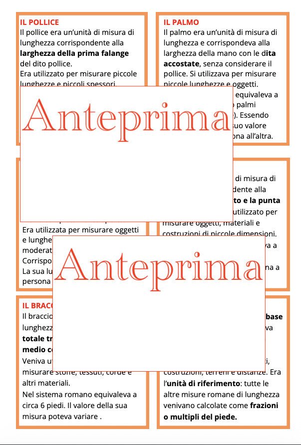 Prima del metro il corpo: un percorso Montessori tra Storia e Matematica alla scoperta delle antiche misure
