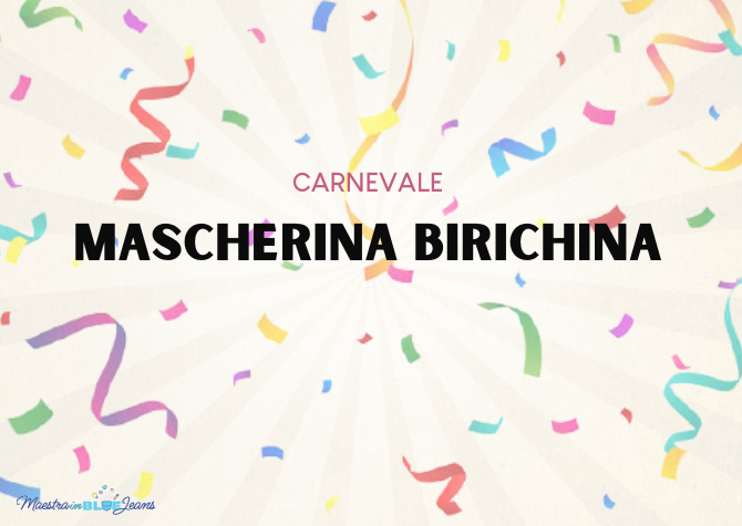 Mascherina con sorpresa