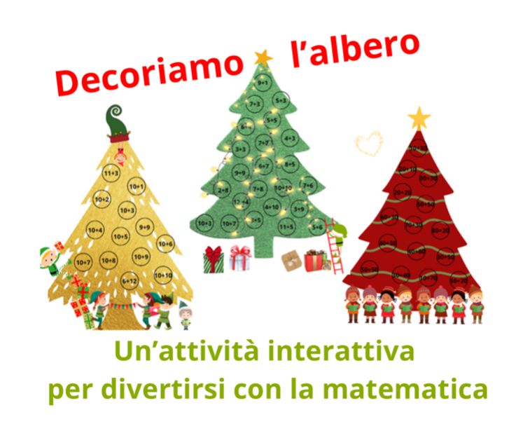 Decoriamo l'albero; un materiale interattivo per una matematica divertente-classi I e II