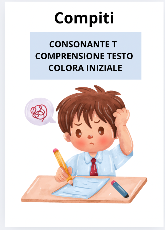 Compiti consonante T