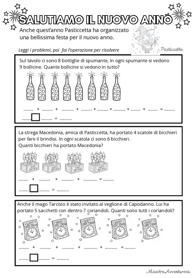 Moltiplicazioni come addizioni ripetute