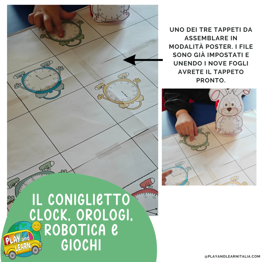 IL CONIGLIETTO CLOCK: OROLOGIO - GIOCHI E ROBOTICA