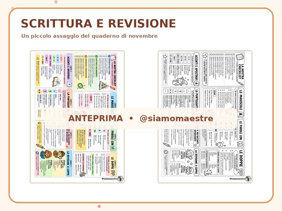 Quaderno di Italiano – Novembre | Classe quarta primaria – Attività, schede operative e didattica a stazioni