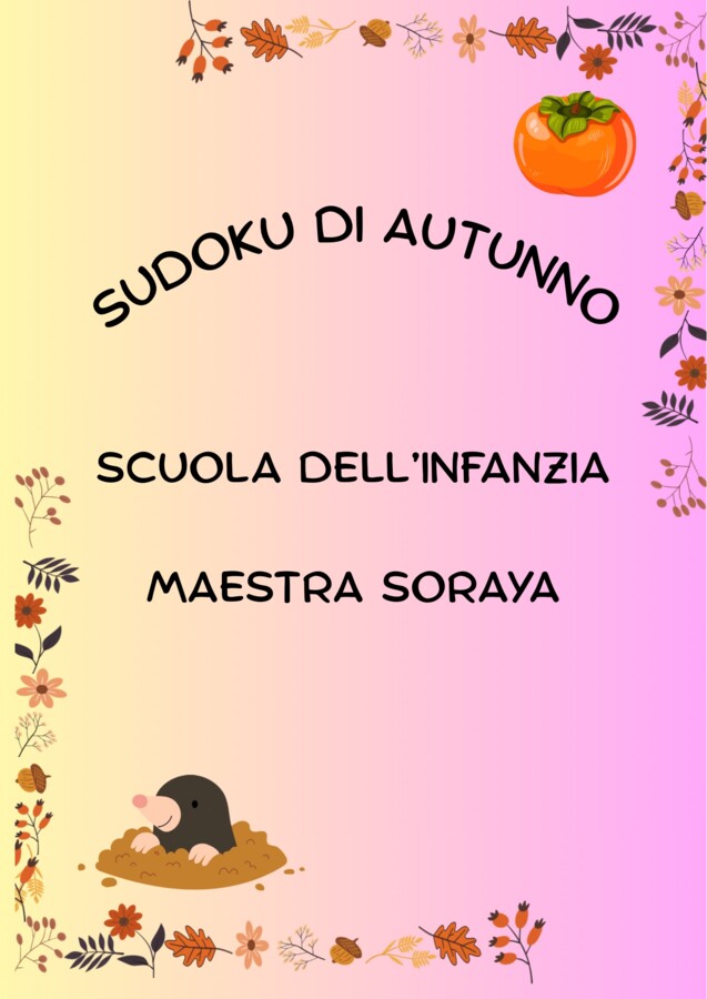 Sudoku d’autunno