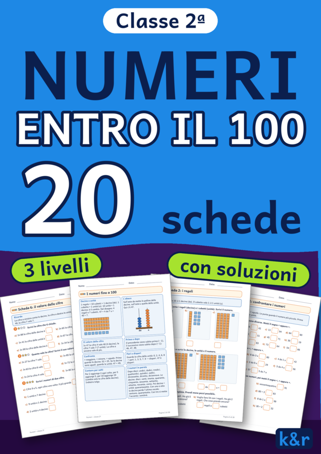 Numeri entro il 100 classe seconda: decine e unità