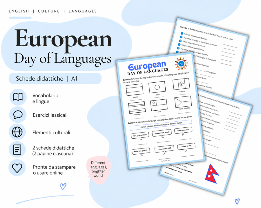 European Day of Languages – Kit didattico di inglese