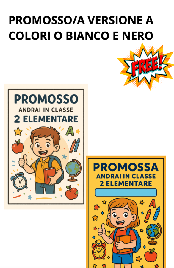 PROMOSSO/A ANDRAI IN CLASSE 2
