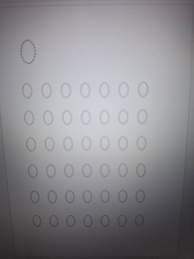 Schede didattica pregrafismo sui numeri da 0 a 20