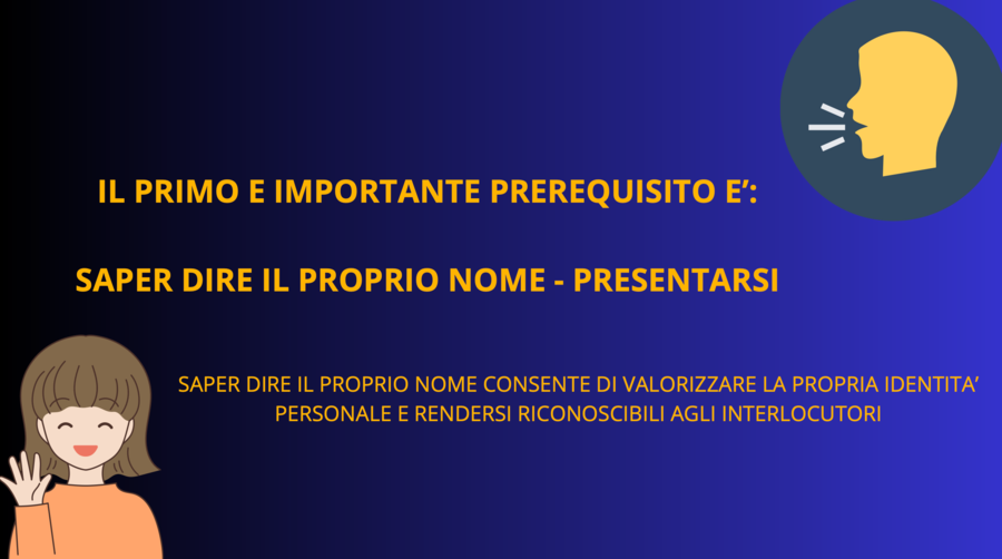 BENVENUTI A SCUOLA - PREREQUISITI PRIMARIA