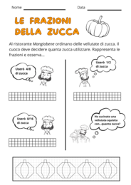 FRAZIONI DELLA ZUCCA
