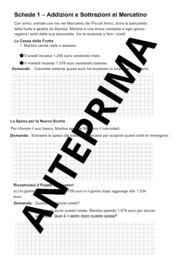ALLENIAMOCI NELLE 4 OPERAZIONI - AL MERCATO