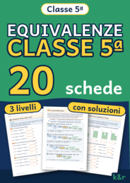 Equivalenze classe quinta: lunghezza, peso, capacità e decimali